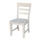 International Concepts Set of 2 Java Chairs with Solid Wood Seats, Unfinished C-19P - alternate 4